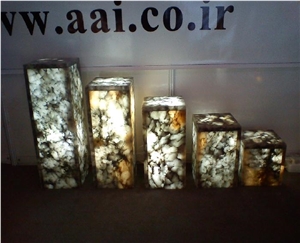 Persian Beige Alabaster Home Decor