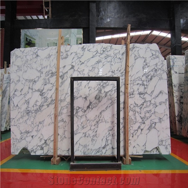 Arabescato White Marble Slab, Italian White Marble Slab