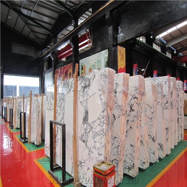 Arabescato White Marble Slab, Italian White Marble Slab