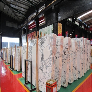 Arabescato White Marble Slab, Italian White Marble Slab
