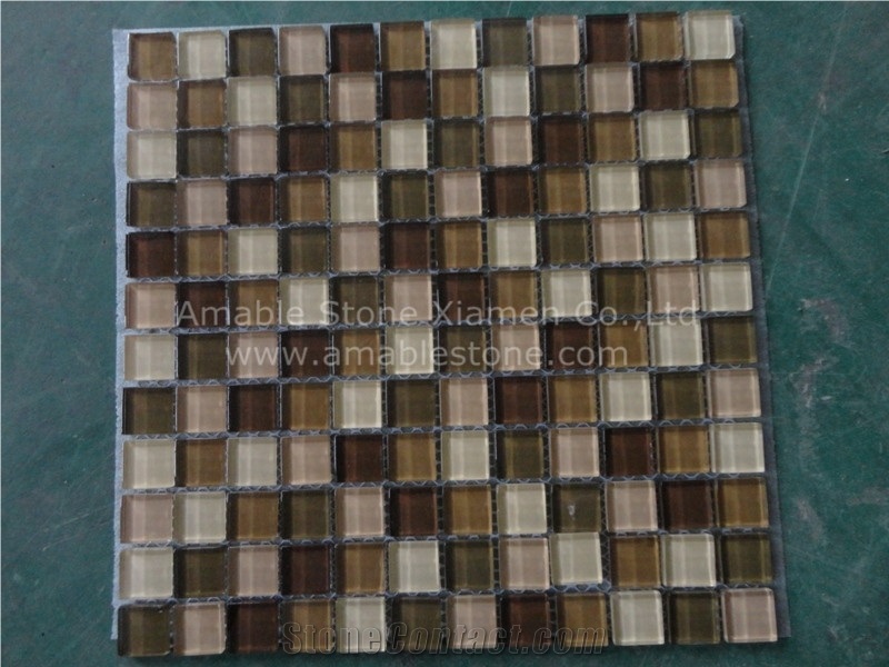 Glass Cubic Stone Mosaic