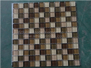 Glass Cubic Stone Mosaic