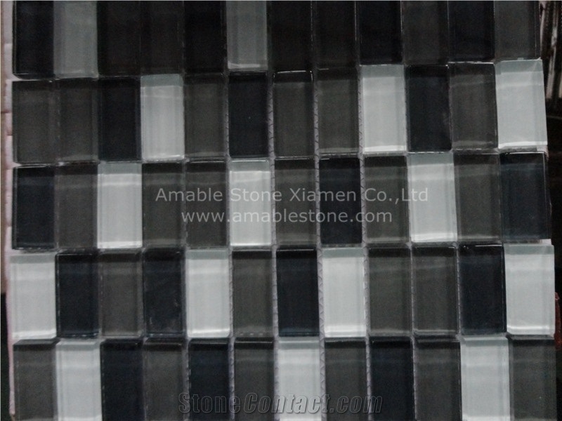 Glass Cubic Stone Mosaic