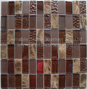 Glass Natural Stone Mosaic