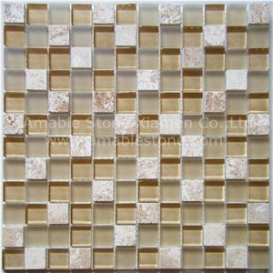 Glass Natural Stone Mosaic