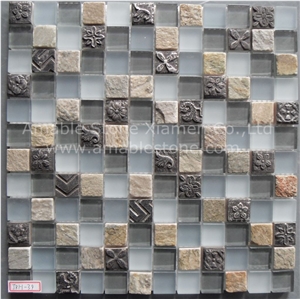Glass Natural Stone Mosaic