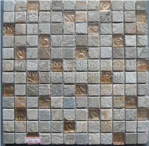 Glass Natural Stone Mosaic