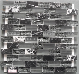 Glass Natural Stone Mosaic