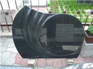 Absolute Black Granite Tombstone Absolute Black Granite Tombstone