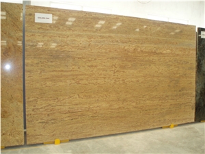 Golden Oak Granite Slabs, India Yellow Granite