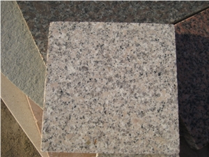 G355 Pink Granite, Crystal White Granite