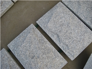 G358 Building Stone, Wall Stone, G358 Grey Granite Mushroom Stone
