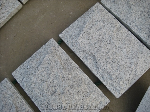 G358 Building Stone, Wall Stone, G358 Grey Granite Mushroom Stone