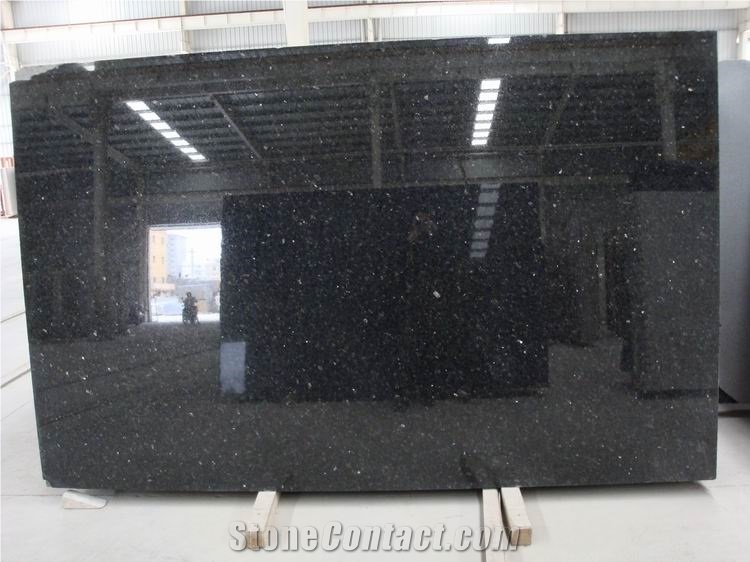 Black Galaxy Granite Slab