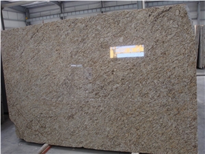 Giallo Ornamental Granite Slab, Brazil Yellow Granite