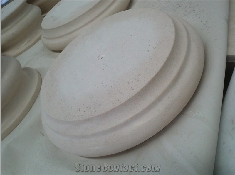 Stone Pillar Cap and Column Base