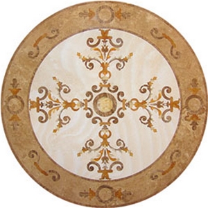 Beige Medallion,Marble Waterjet Medallion, Crema Marfil Beige Marble Medallion Beige Medallion,Marble Waterjet Medallion, Crema Marfil Beige Marble Medallion