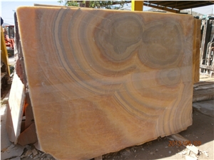 Orange Onyx Slabs, Mexico Yellow Onyx