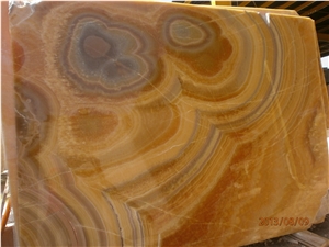 Orange Onyx Slabs, Mexico Yellow Onyx