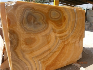 Orange Onyx Slabs, Mexico Yellow Onyx
