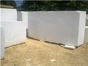 Pure White Marble Block