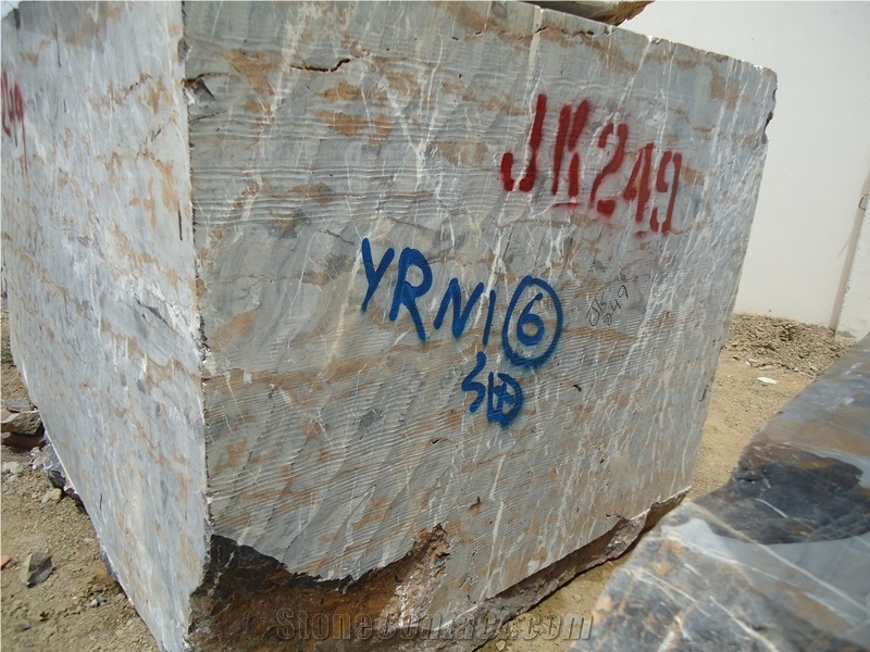 Black Gold Marble Block Michelangelo