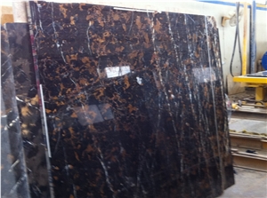 Black Gold Marble Block Michelangelo