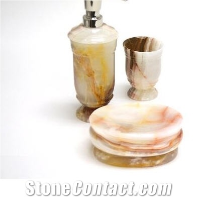 Pakistan White Onyx Soap Dish