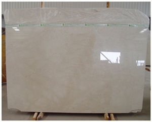 Aktas White Polished Marble Slab