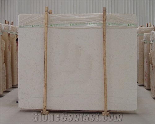 Champagne White Polished Marble Slab