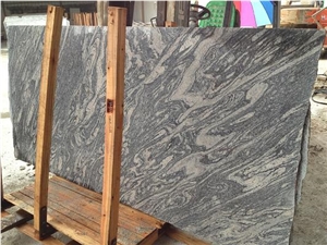 China Juparana Polished Granite Slab