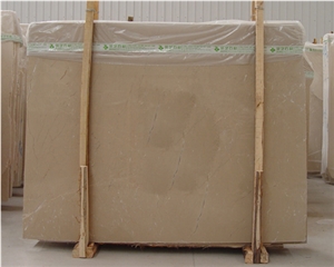 Dark Beige Polished Marble Slab