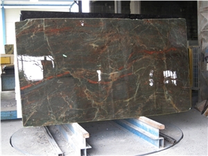 MAJESTIC BROWN POLISHED MARBLE SLAB