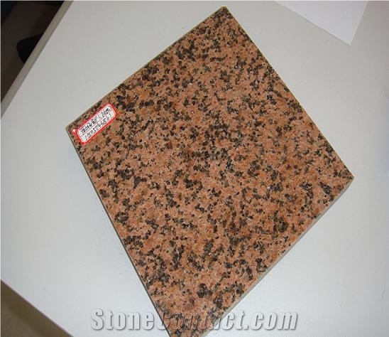 Tianshan Red Polished Granite Tile
