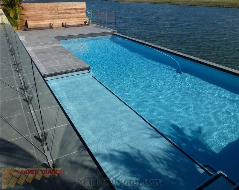 Vietnam Grey Blue Stone Pool Coping