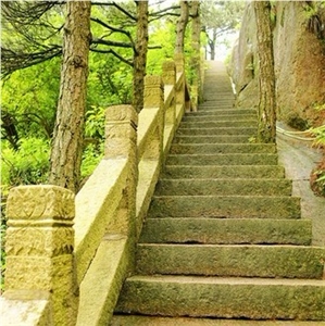 G682 Yellow Rust Granite / Temple Garden Steppi