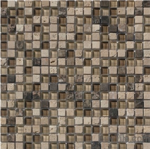 ECHO Cappuccino Glass Mosaic ECHO Cappuccino Glass Mosaic
