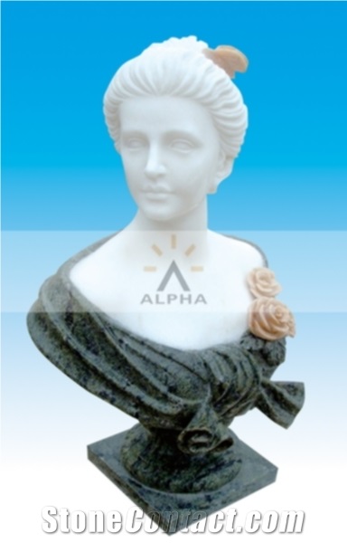 Stone Bust Sculpture