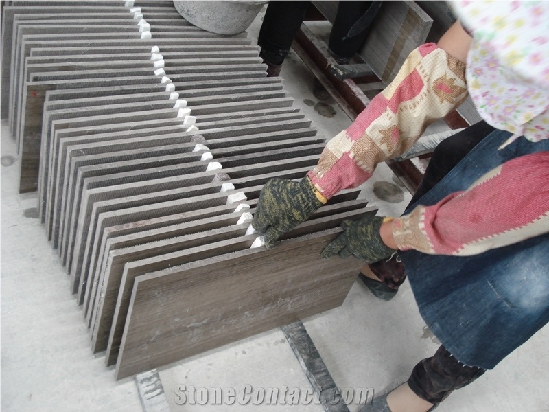 Grey Wood Grain Marble Tiles