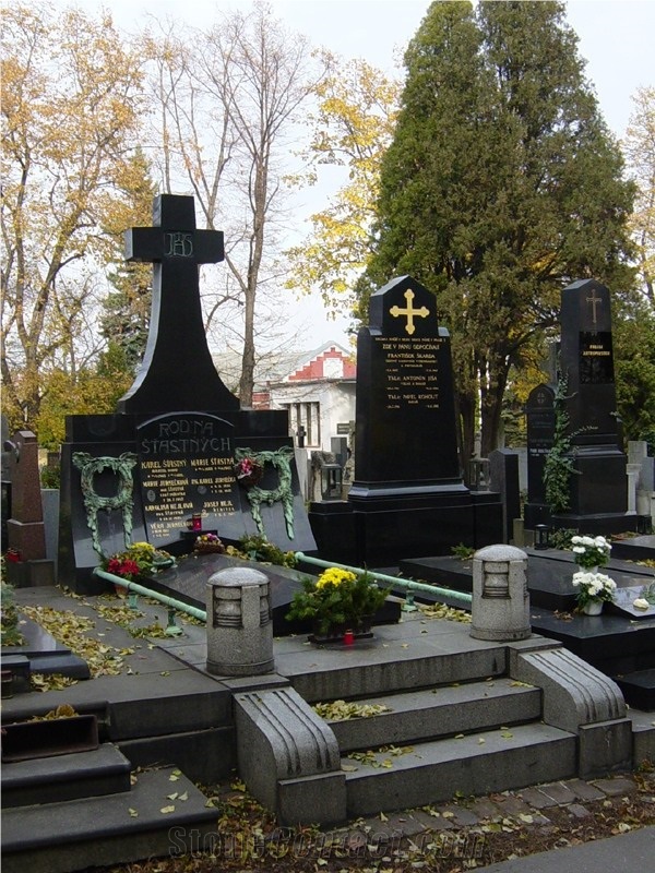 Absolute Black Granite Tombstones