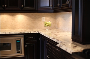 Bianco Alaska White Granite Countertop