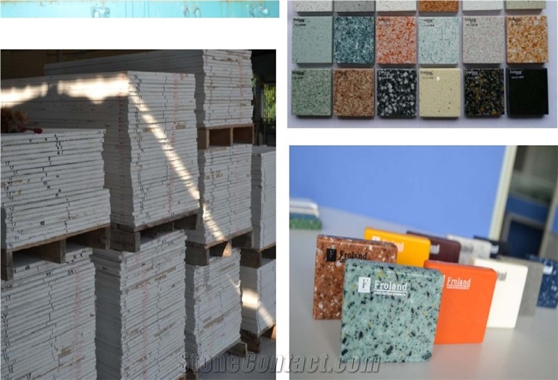 Polyester Faux Rock Wall Stone Modified Acrylic Sh