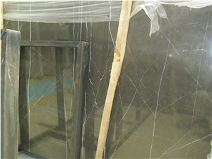 Pietra Gray Marble Slabs, Iran Grey Marble