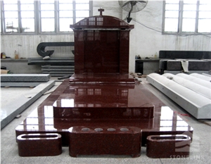 Africa Red Monument Stone, Granite Tombstone