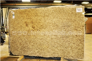 Giallo Ornamental, Light Gold Granite Slab