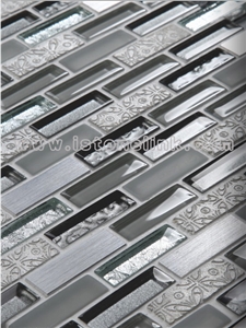 Glass Mosaic, Wall Tile Glass Mosaic, Wall Tile
