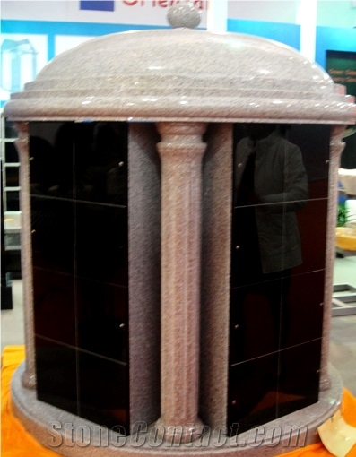 Mausoleum with Shanxi Black Granite, G682 Granite