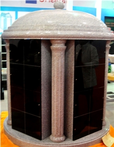 Mausoleum with Shanxi Black Granite, G682 Granite