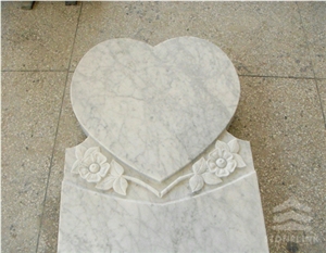 Monument Head, Bianco Carrara Marble Tombstone, Bianco Carrara White Marble Tombstone Monument Head, Bianco Carrara Marble Tombstone, Bianco Carrara White Marble Tombstone
