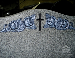 Monument Head Stone, G603 Granite Tombstone, G603 Grey Granite Tombstone